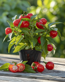Hete peperzaden Capsicum Annuum Calabrese compacte variëteit