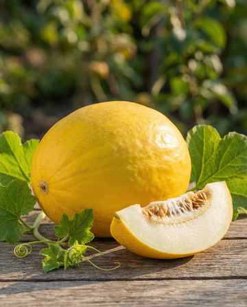 Gele wintermeloen Giallo Inverno (Cucumis melo) – eenjarige groentezaden van SeedsChoice