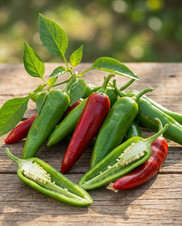 Friggitello Pepper Early (Capsicum annuum) – groentezaden van SeedsChoice