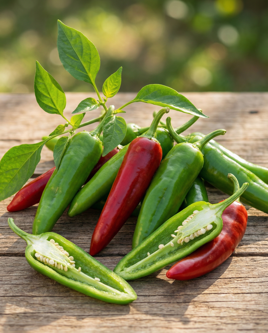 Friggitello Pepper Early (Capsicum annuum) – groentezaden van SeedsChoice