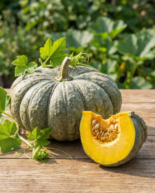 Pompoen Berrettina (Cucurbita maxima) – eenjarige groentezaden van SeedsChoice