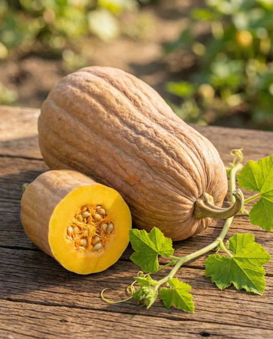 Butternut Rugosa pompoen (Cucurbita moschata) – groentezaden van SeedsChoice
