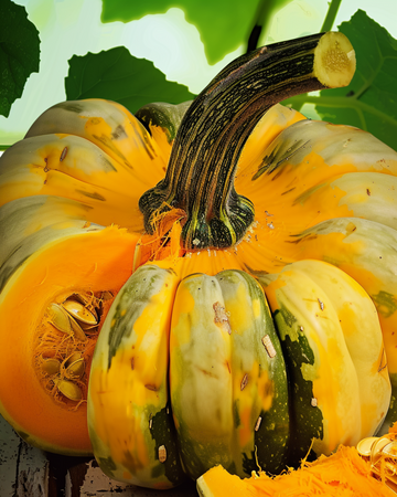 Round Padana pompoen zaden (Cucurbita maxima) – eenjarige groente
