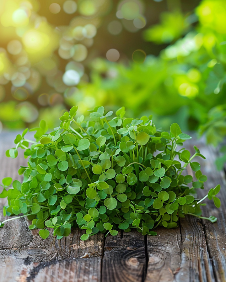 Tuinkers bladoogst zaden (Lepidium sativum) – eenjarige groente