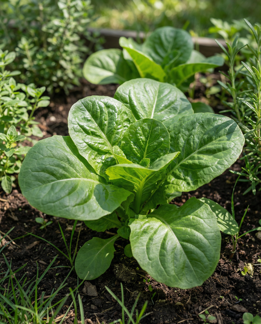 Basil A Foglie Di Lattuga (Ocimum basilicum) – eenjarige kruidenzaden van SeedsChoice