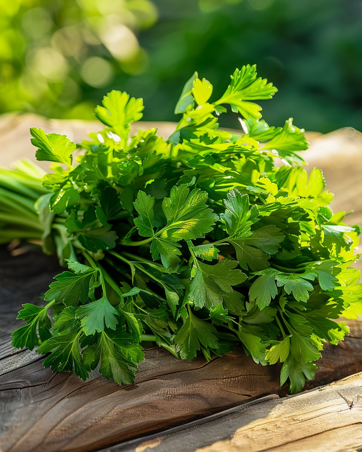 Peterselie zaden (Petroselinum crispum) – tweejarig kruid