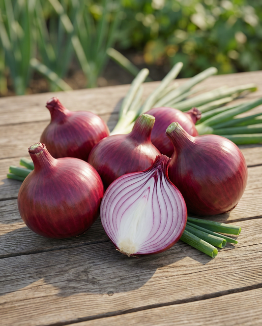 Ui Red Cipolla Genova Early (Allium cepa) – groentezaden van SeedsChoice