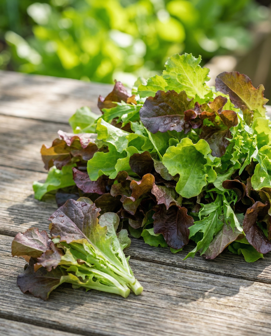 Sla Cut And Come Again Mix (Lactuca sativa) – groentezaden van SeedsChoice