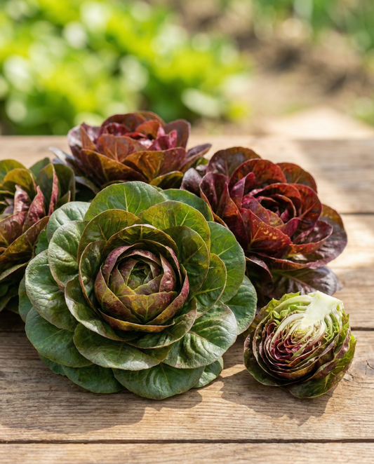 Bladcichorei Grumolo Rossa Verde Mix (Cichorium intybus) – groentezaden van SeedsChoice