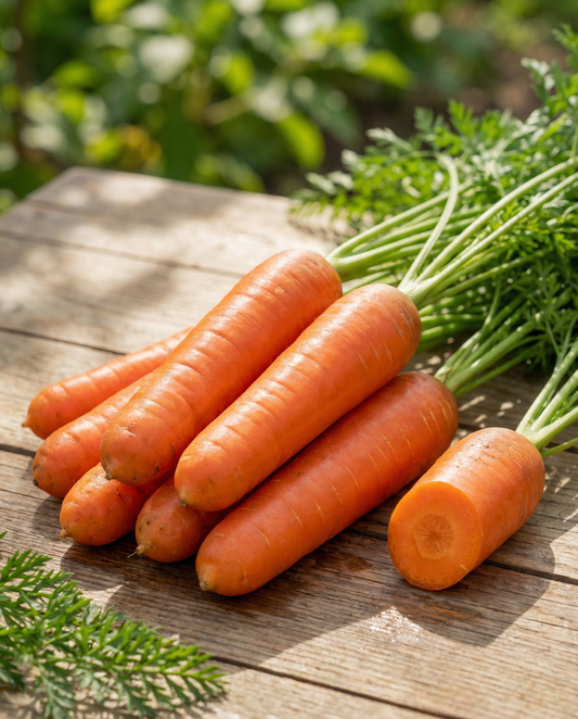 Wortel Nantes 2 (Daucus carota) – eenjarige groentezaden van SeedsChoice