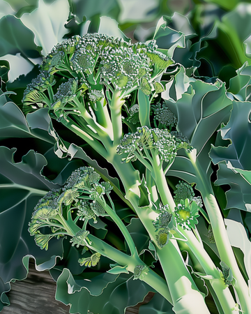 Spruitzaad Broccoli Spigariello Late zaden (Brassica oleracea) – spruitzaden