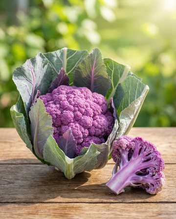 Bloemkool Sicily Violetto Early (Brassica oleracea) – groentezaden van SeedsChoice