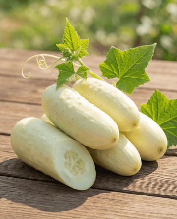 Komkommer White Wonder (Cucumis sativus) – eenjarige groentezaden van SeedsChoice