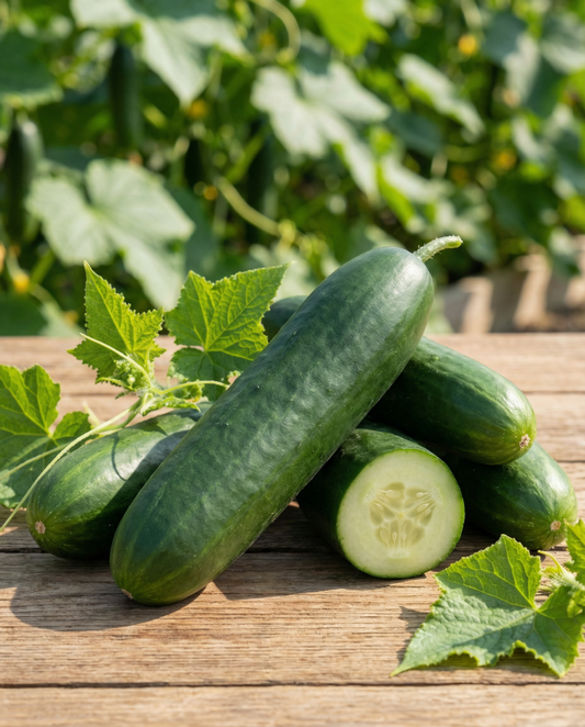 Komkommer Marketmore (Cucumis sativus) – eenjarige groentezaden van SeedsChoice