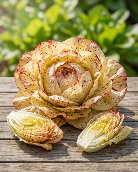 Castelfranco Cichorei Variegata Late (Cichorium intybus) – groentezaden van SeedsChoice