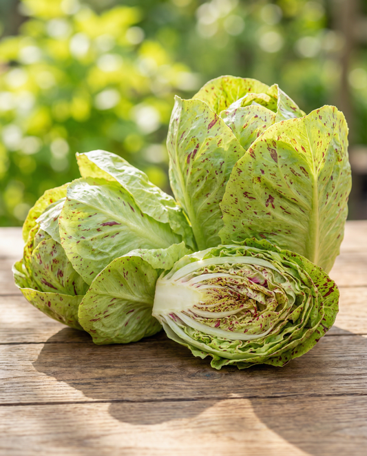 Bladcichorei Variegata Di Lusia (Cichorium intybus) – eenjarige groentezaden van SeedsChoice