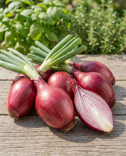 Ui Tropea Rossa Lunga Medium Early (Allium cepa) – groentezaden van SeedsChoice