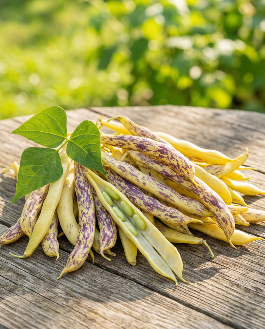 Stamslaboon Merveille De Piemonte (Phaseolus vulgaris) – eenjarige groentezaden van SeedsChoice
