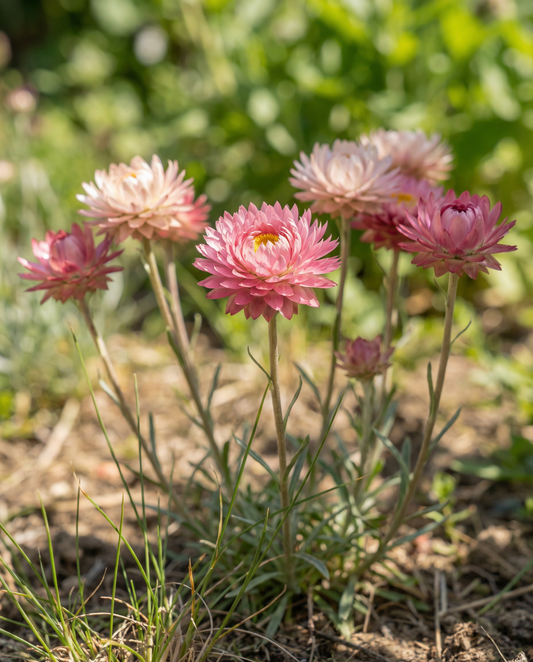 Double Mixed (Helipterum roseum) – eenjarige bloemenzaden van SeedsChoice