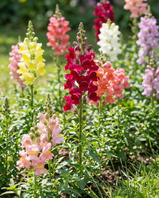 Leeuwenbek Tetraploid Mixed (Antirrhinum majus) – eenjarige mix zaden van SeedsChoice