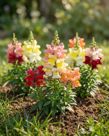 Leeuwenbek Tom Thumb Dwarf Mixed (Antirrhinum majus) – eenjarige mix zaden van SeedsChoice