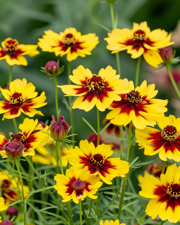 Golden Tickseed zaden (Coreopsis tinctoria) – eenjarige mix