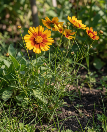 Golden Tickseed (Coreopsis tinctoria) – eenjarige gemengde zaden van SeedsChoice