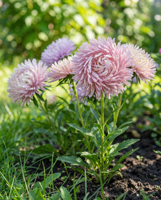 Aster Ostrich Feather Mixed (Callistephus chinensis) – eenjarige mixzaden van SeedsChoice