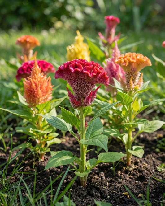 Hanekam (Celosia argentea) – eenjarige mix zaden van SeedsChoice