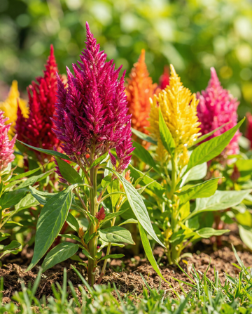 Mix Plumosa Cut (Celosia argentea) – eenjarige bloemenzaden van SeedsChoice