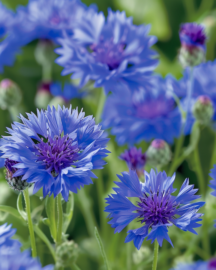 Korenbloem Blue Ball zaden (Centaurea cyanus) – eenjarige bloemenzaden