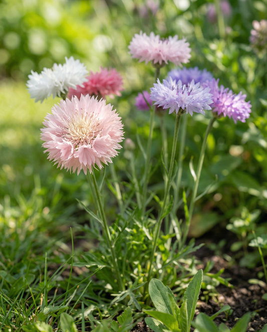 Muskaardbloem Sweet Sultan Mixed Colors (Centaurea moschata) – eenjarige mengselzaden van SeedsChoice