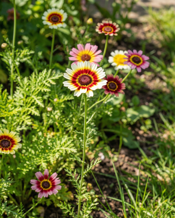 Mixed Colors (Chrysanthemum carinatum) – eenjarige mixzaden van SeedsChoice