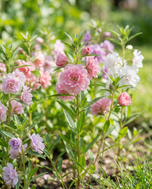 Double Flowered Mixed (Clarkia unguiculata) – eenjarige bloemenzaden van SeedsChoice