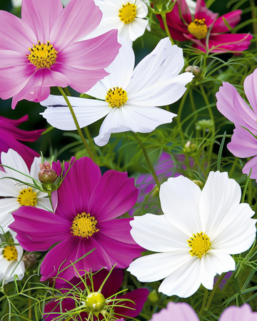 Sensation zaden (Cosmos bipinnatus) – eenjarige mix