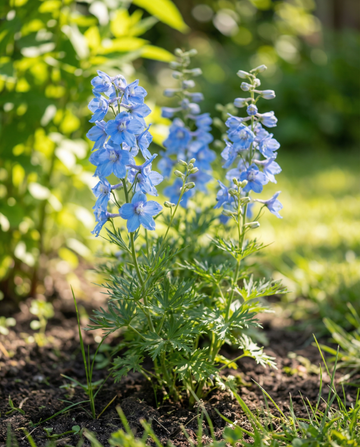 Ridderspoor Summer Blues (Delphinium grandiflorum) – eenjarige zaden van SeedsChoice