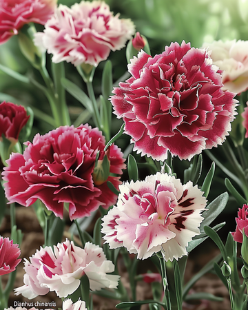 Indian Pinks Double Mix zaden (Dianthus chinensis) – eenjarige bloem