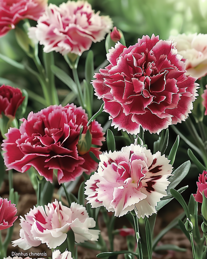 Indian Pinks Double Mix zaden (Dianthus chinensis) – eenjarige bloem