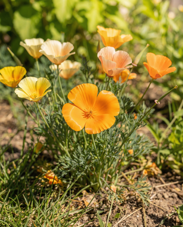 Eschscholtzia Single Mixed (Eschscholzia californica) – eenjarige bloemenzaden van SeedsChoice