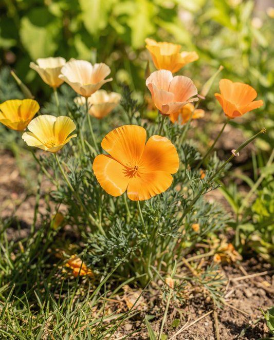 Eschscholtzia Single Mixed (Eschscholzia californica) – eenjarige bloemenzaden van SeedsChoice