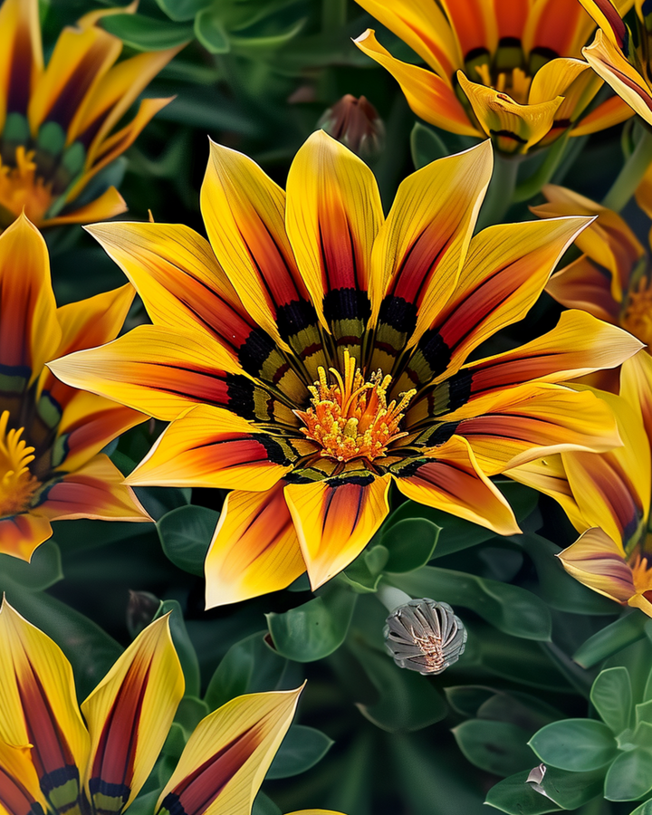 Treasure Sunshine Mix zaden (Gazania splendens) – eenjarige bloem