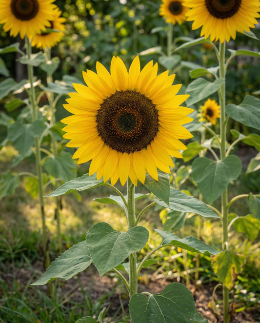 Zonnebloem Single Giant 250 Cm (Helianthus annuus) – eenjarige bloemenzaden van SeedsChoice