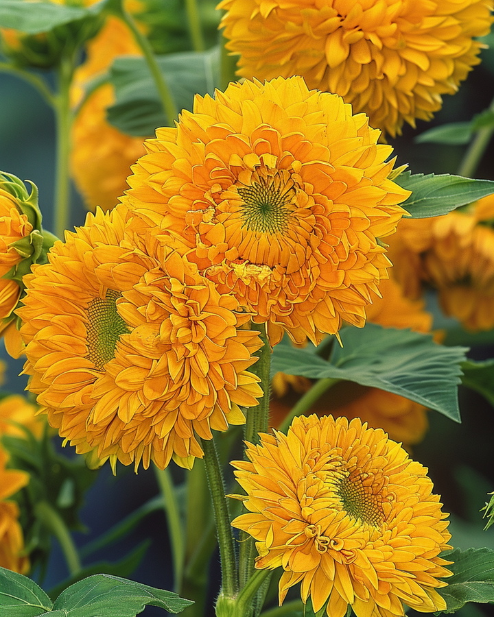 Zonnebloem Sungold Double Flowered Tall zaden (Helianthus annuus) – eenjarige bloem
