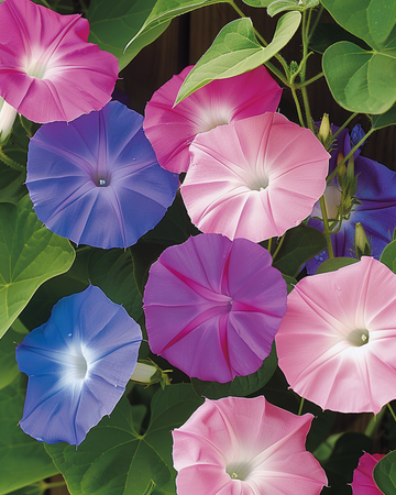 Climber Mixed Colors zaden (Ipomoea purpurea) – eenjarige klimplant