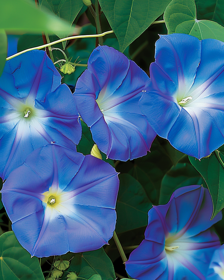 Klimwinde Clark's Blue Climber zaden (Ipomoea tricolor) – eenjarige klimplant