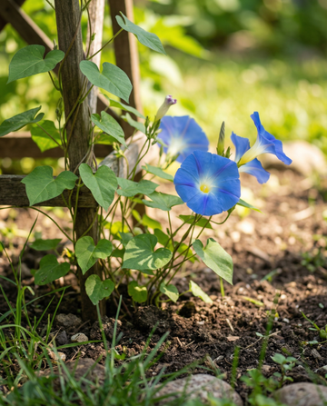 Klimwinde Clark's Blue Climber (Ipomoea tricolor) – eenjarige klimplant zaden van SeedsChoice