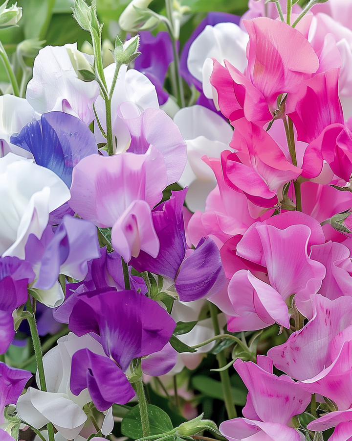 Lathyrus Bijou Mixed zaden (Lathyrus odoratus) – eenjarige bloem