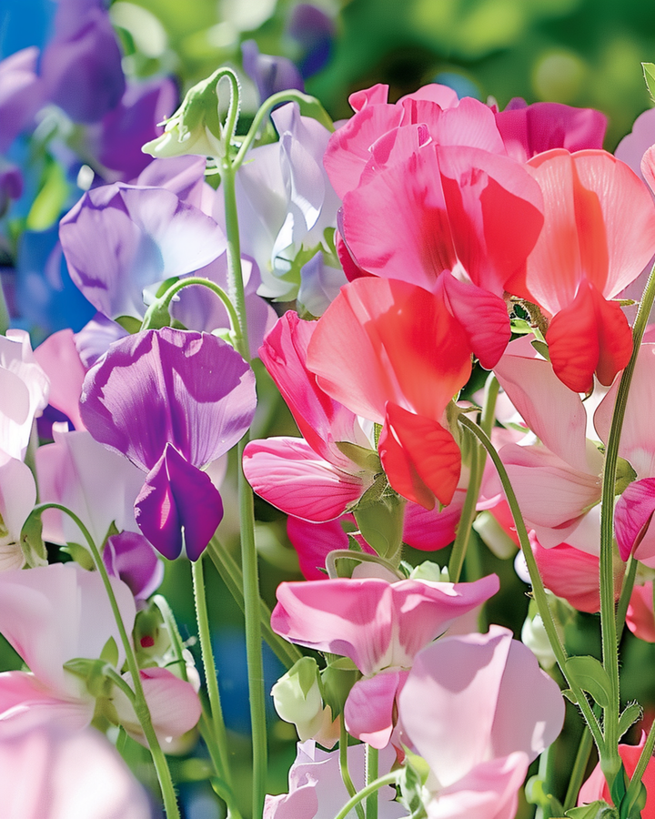 Lathyrus Colorama Mixed zaden (Lathyrus odoratus) – eenjarige bloem