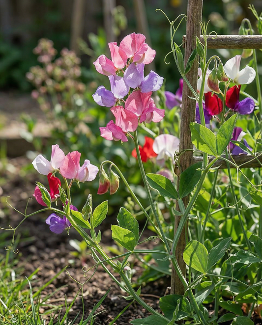 Lathyrus Colorama Mixed (Lathyrus odoratus) – eenjarige bloemenzaden van SeedsChoice