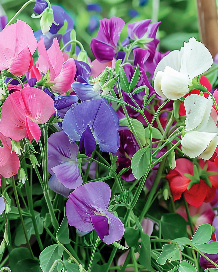 Sweet Pea Royal Family Mixed Climbing zaden (Lathyrus odoratus) – eenjarige klimplant